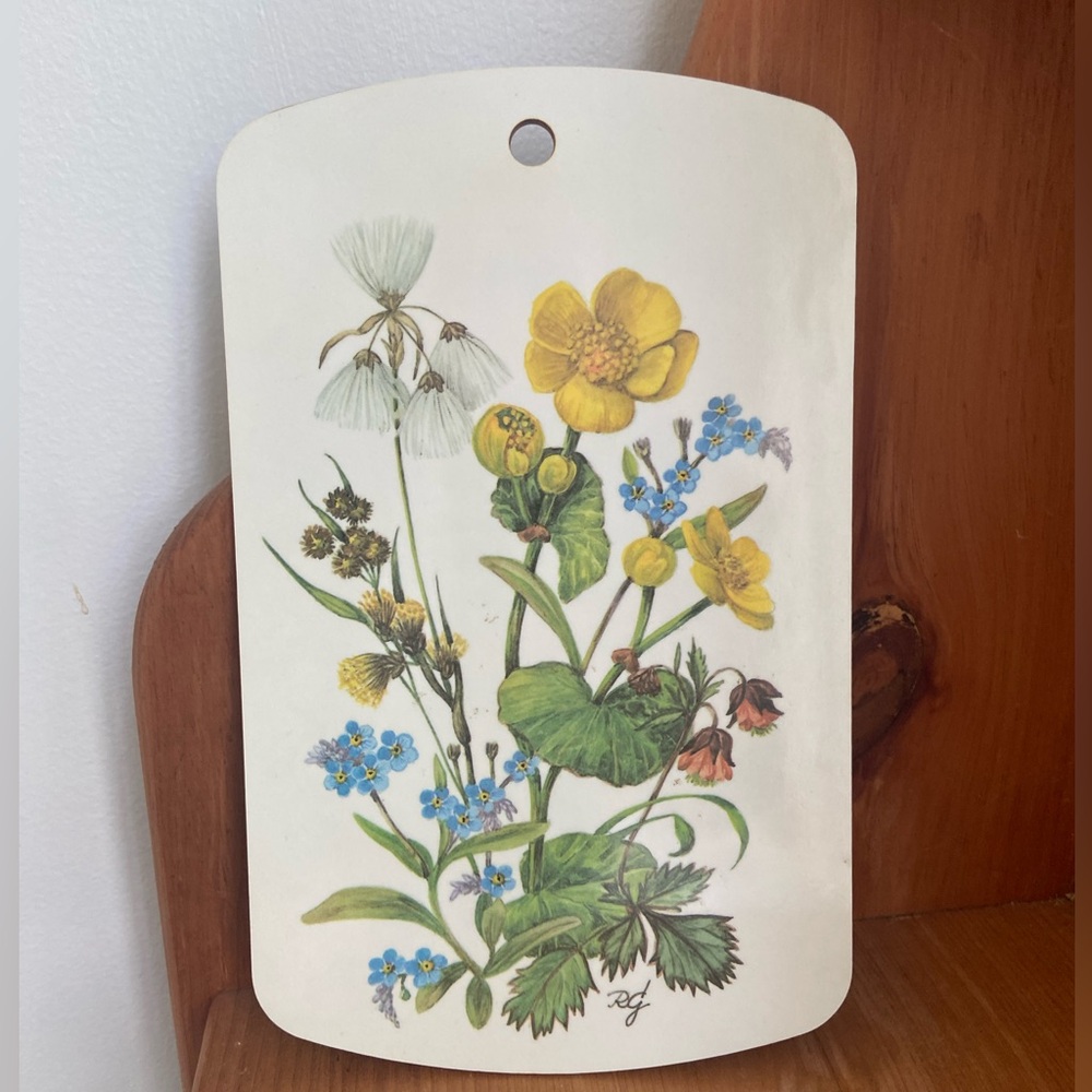 Vintage Ricolor melamine cutting board